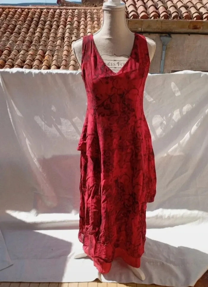 Robe rouge Zapa, taille T40