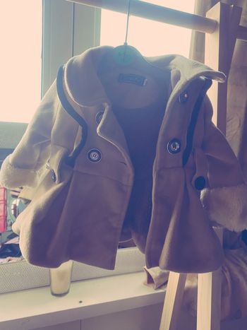 Manteau beige. /marron