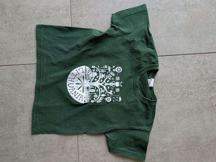 Tee shirt manches courtes 4 ans Lituanie arbre
