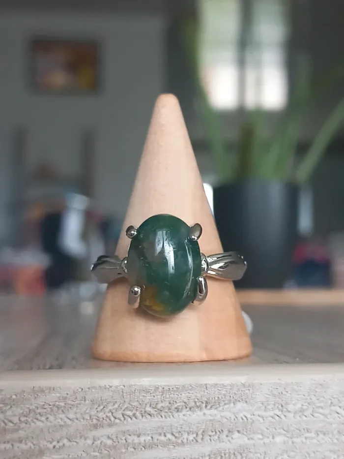 Bague en pierre naturelle taille 18 (58) - photo numéro 4