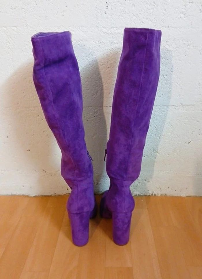 💜 Bottes violettes Ciaodea – Pointure 38 – Très bon état - photo numéro 5