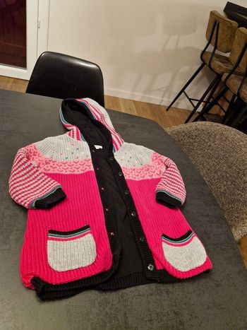 Gilet manteau double polaire