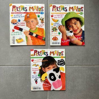 Lot de 3 magazines Petites Mains