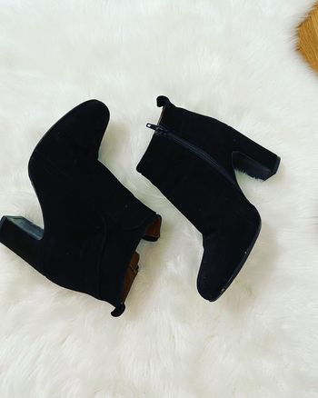 Bottines Heyraud en daim/cuir