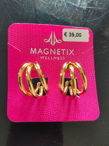 Boucles d'oreilles magnétiques plaquées or