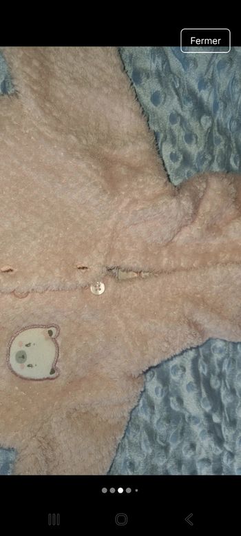 Veste polaire fille 1 mois en bon état