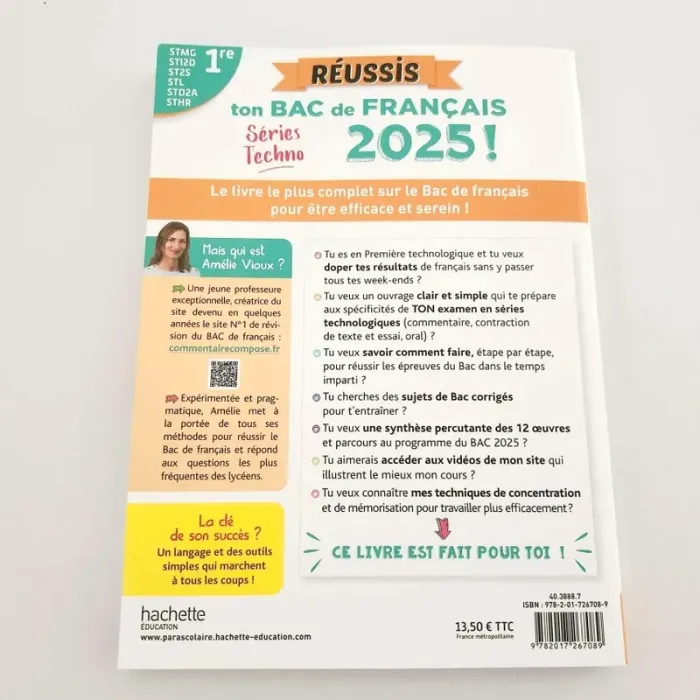 Réussis ton Bac de Français 2025 - Amélie Vioux - photo numéro 2