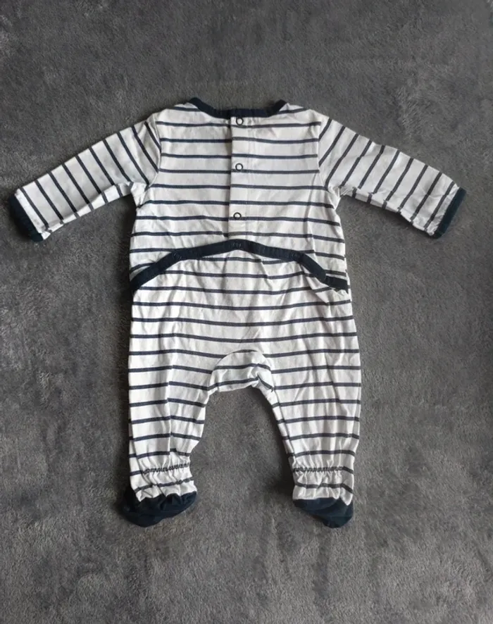 Pyjama coton 1 mois - photo numéro 4