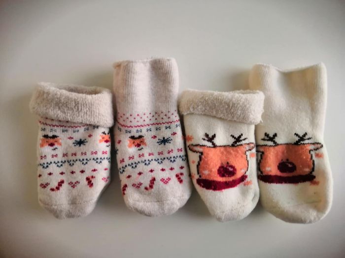 Lot de 5 paires de chaussettes (Beige/Marron) Pointure 14 (0/3 mois) Kiabi - photo numéro 2