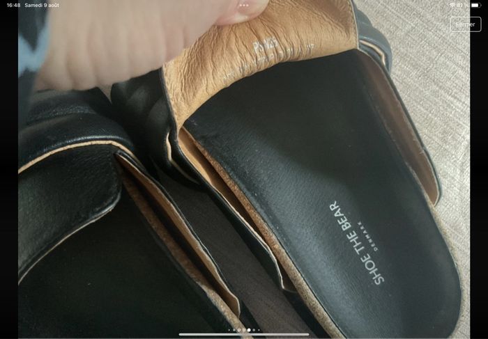 Chaussures mules en cuir Shoe the Bear - photo numéro 7