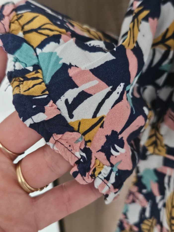 Blouse coloré manches courtes taille 42 - photo numéro 3