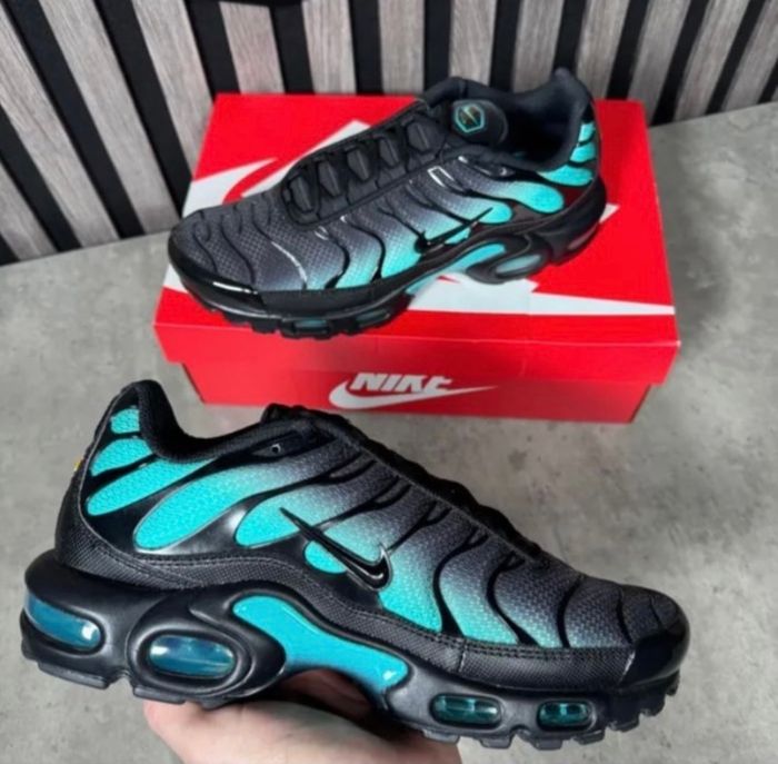 Nike tn noir bleu fluo enfant 31 - photo numéro 2