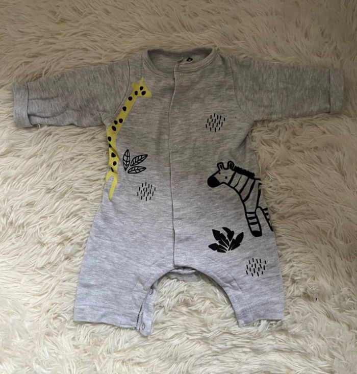 Pyjama sans pied coton Ooz 1 mois