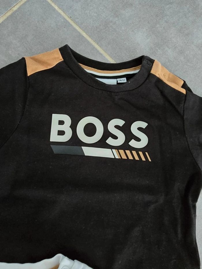 Lot de 2 tee shirts manches longues BOSS - photo numéro 3