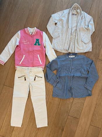 Vend lot de 4 vêtements Zara très bon état 5/6 ans