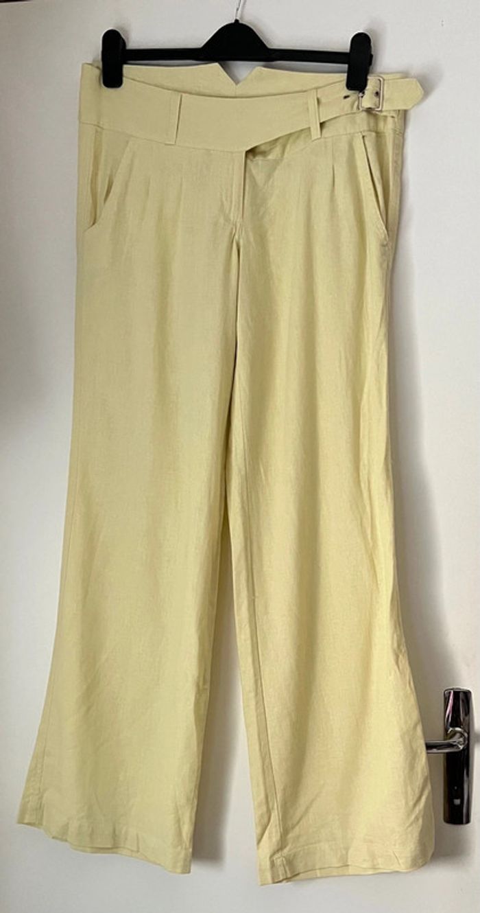 Pantalon large léger avec ceinture Taille 42 - photo numéro 2