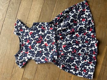 Robe fleurie Petit Bateau 4 ans