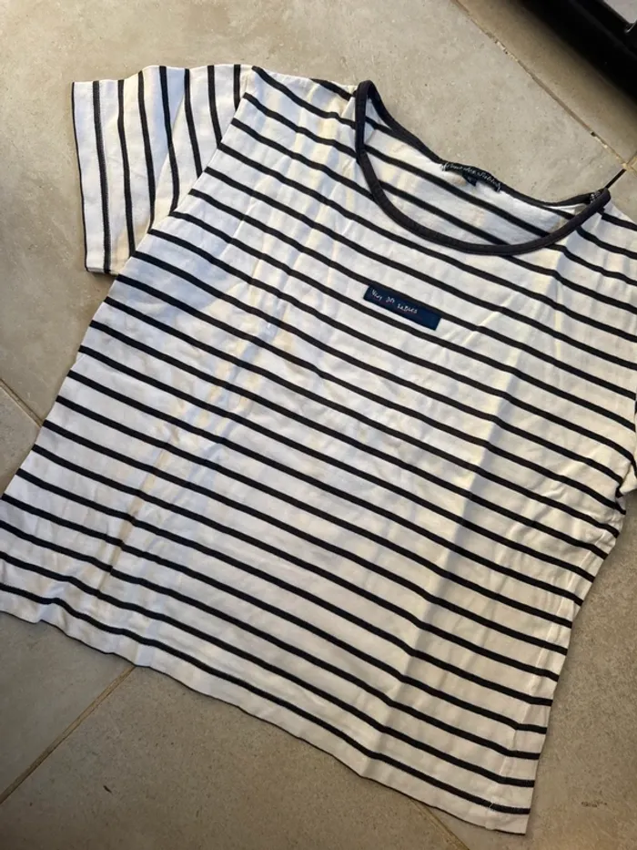 T-shirt marinière “Vent des Sables” - Taille XL - photo numéro 2