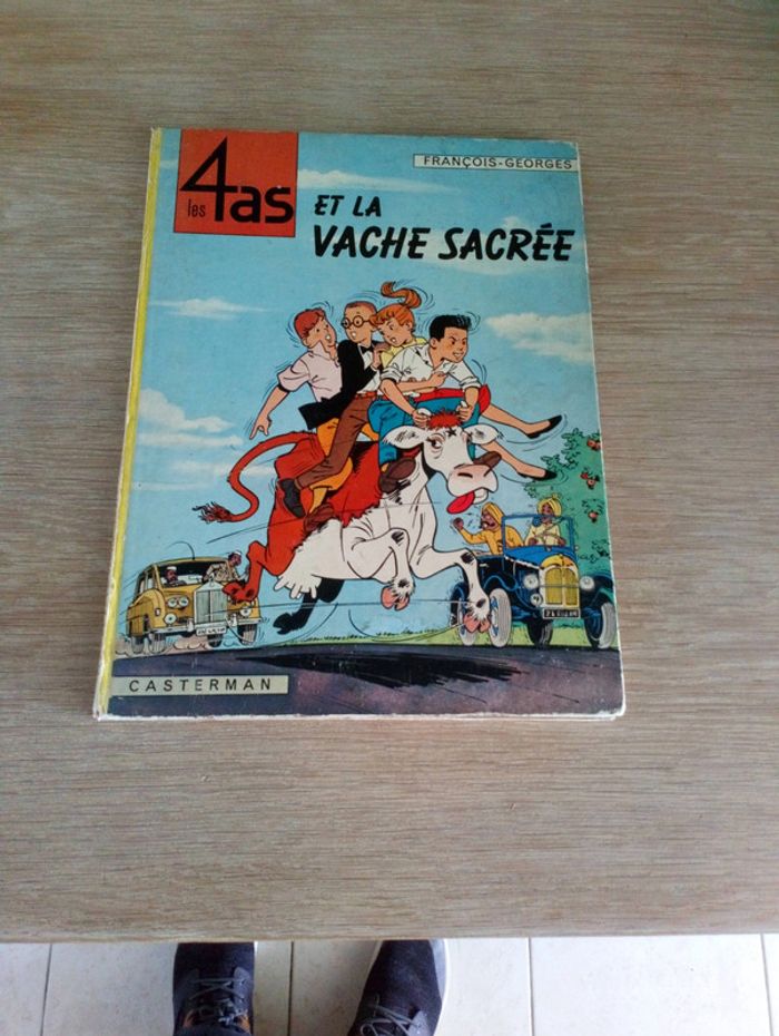 Les 4as et la vache sacrée EO avec Tintin