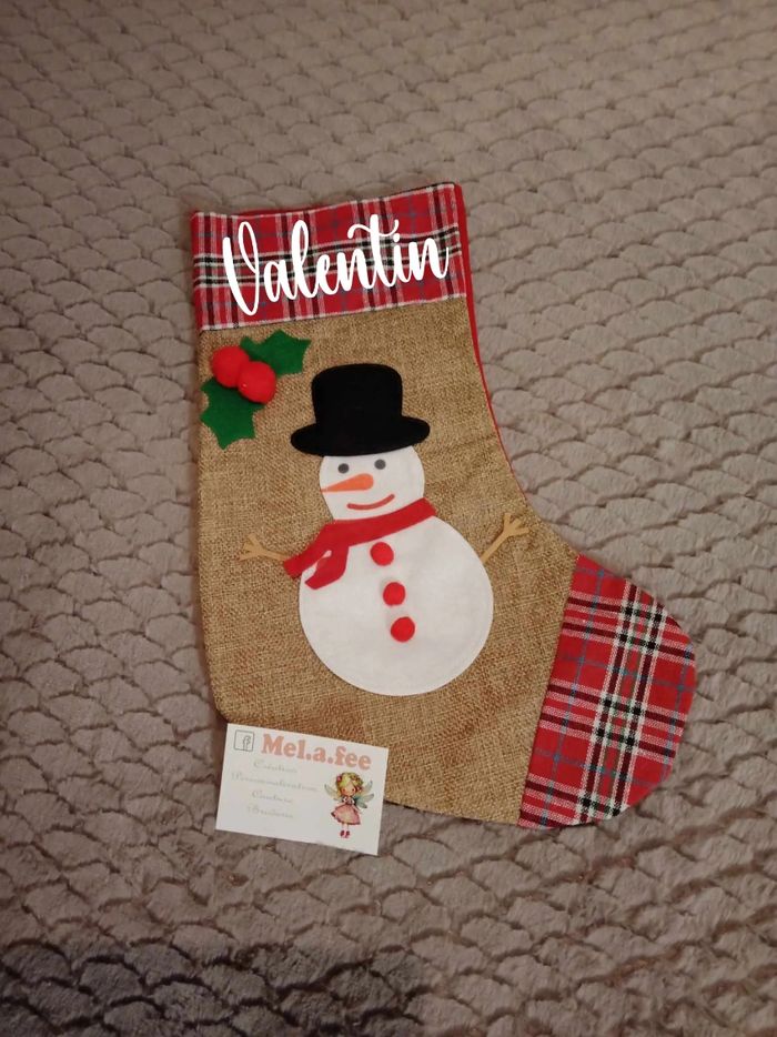 Chaussette de Noël personnalisée