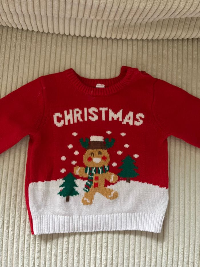 Pull de Noël scintillant 12 mois