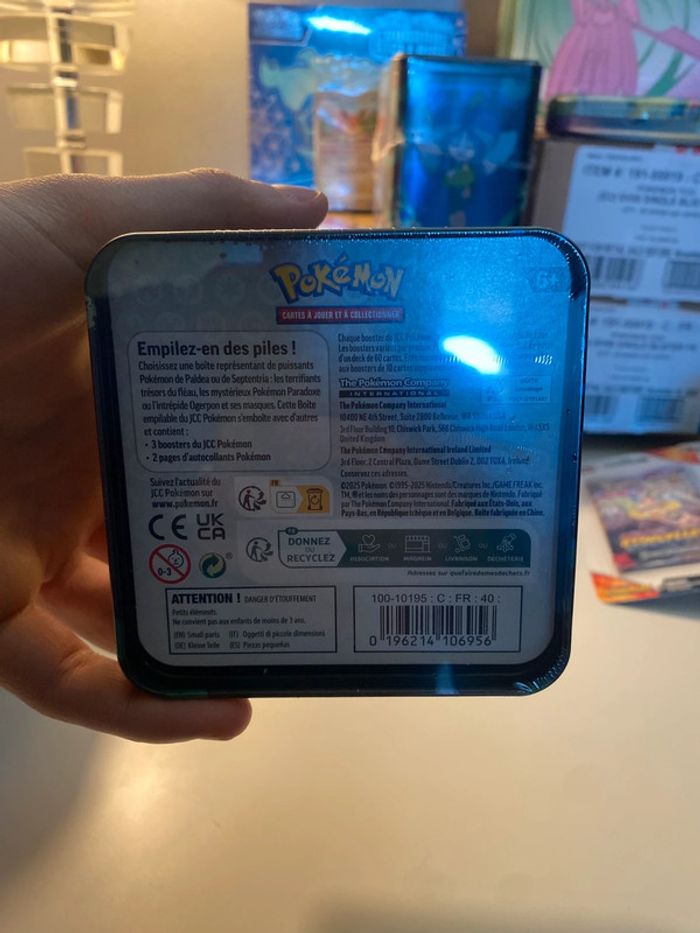 Coffret Tins 3 Boosters pokémon - photo numéro 14
