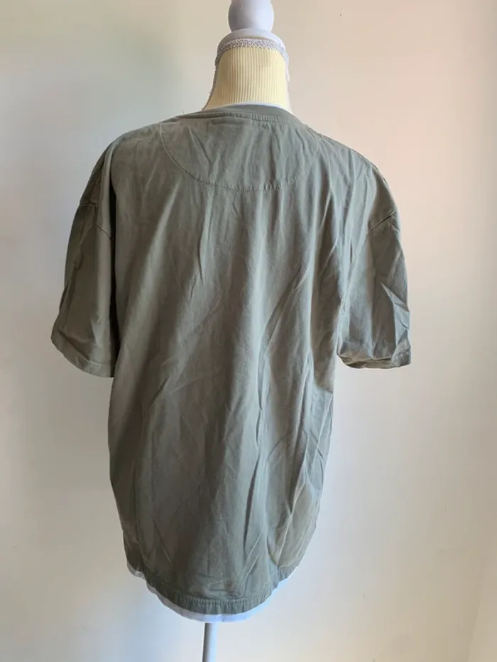 T-shirt kaki uni FSBN – Taille M - photo numéro 3
