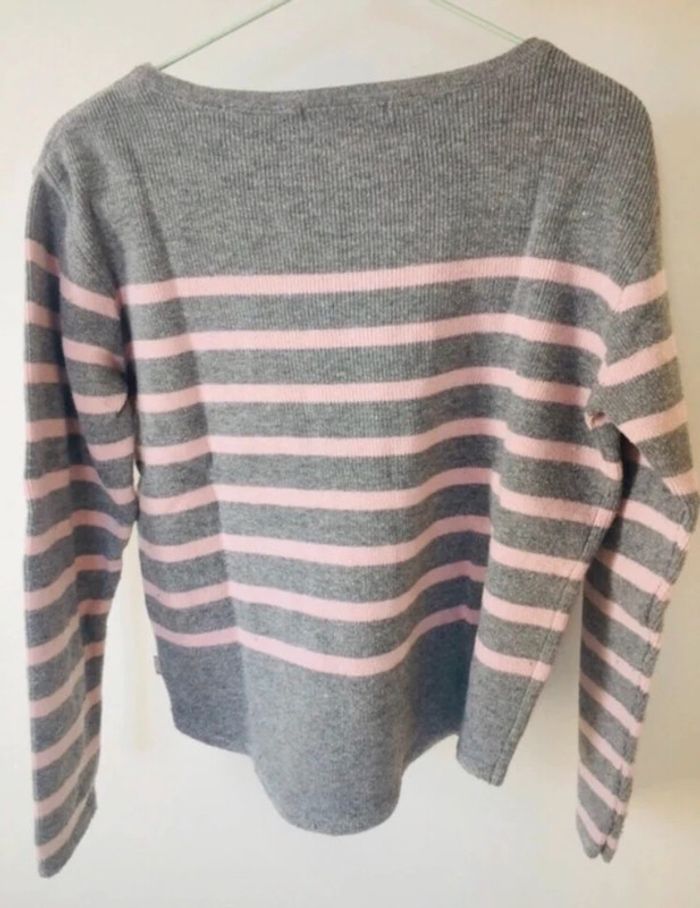 Pull fille marinière 6 ans okaïdi vêtement enfant hiver - photo numéro 5