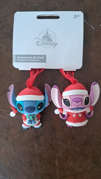 Ornements disneyland stitch et angel