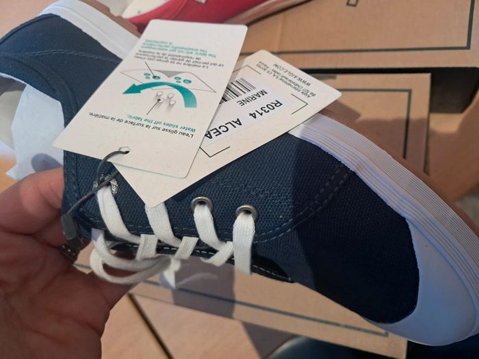 Aigle baskets en toile femme été P.40 neuves - photo numéro 6