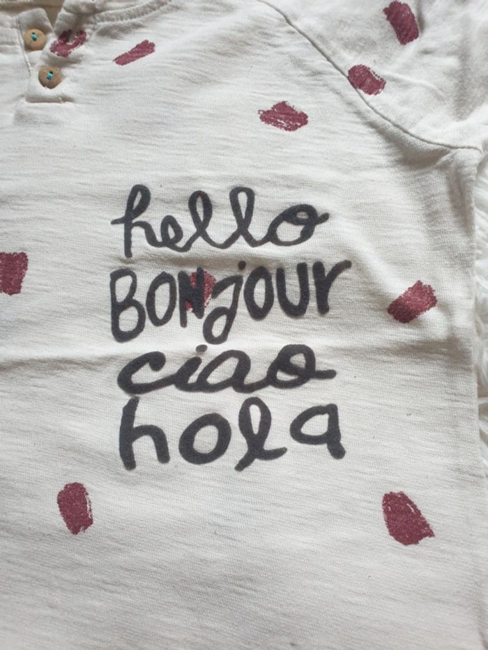 Sweatshirt 3/4 ans Zara - photo numéro 3