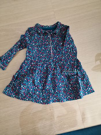 Robe sergent major bleu canard