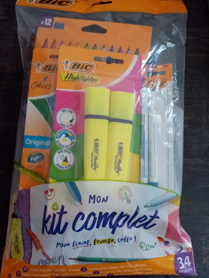 Kit papeterie college