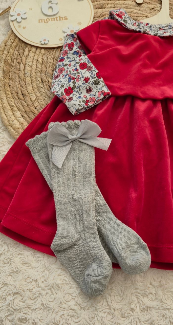 Robe rouge Obaïbi neuve 6 mois - photo numéro 3