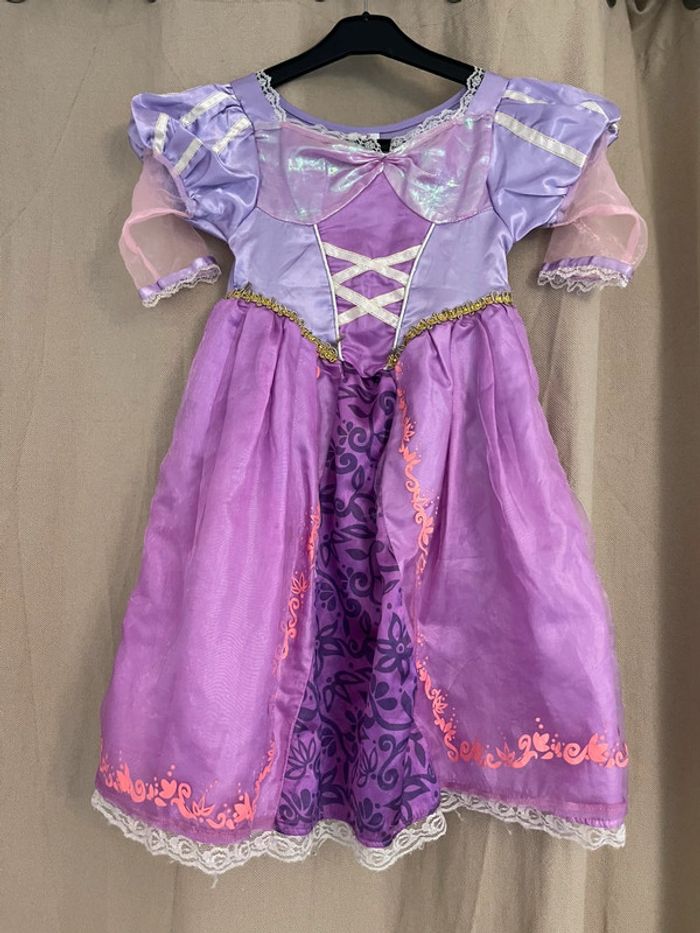 Déguisement robe princesse Raiponce - Disney - T. 3/4 ans
