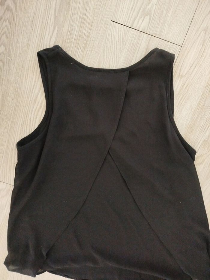 Top en voile noir Pimkie taille 38 - photo numéro 3
