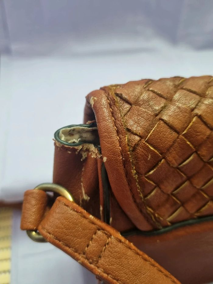 Sac besace marron - photo numéro 9