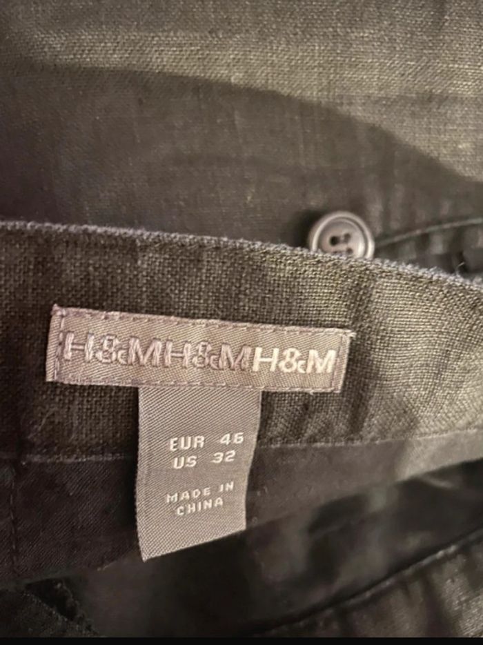 Pantalon large h&m 38 40 femme - photo numéro 5