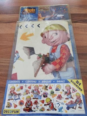 Lot 51 stickers bob le bricoleur