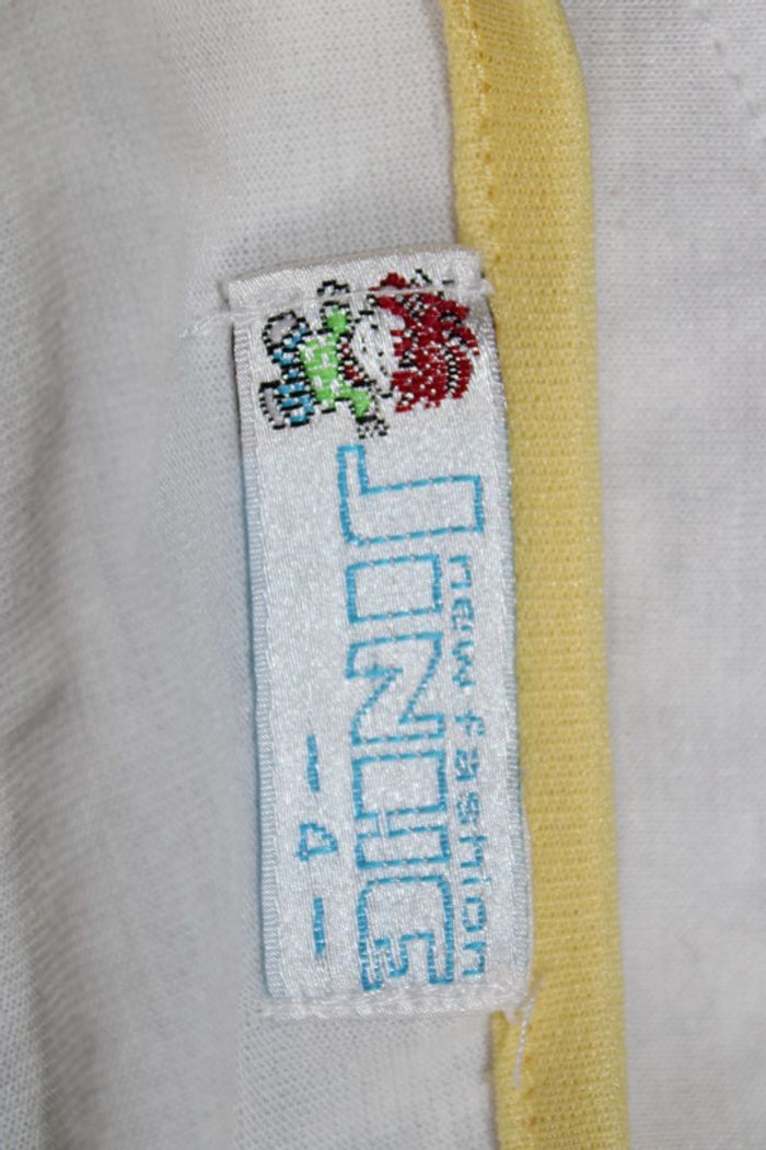 💛 Débardeur Jinhe blanc à pois jaunes - Taille 4 ans 💛 - photo numéro 3
