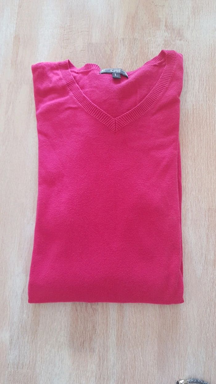 Pull homme col V - photo numéro 3
