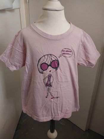 Tee-shirt rose Taille 6/8 ans