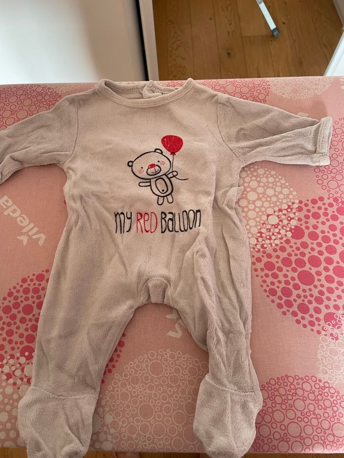Lot pyjama naissance en velours - photo numéro 5