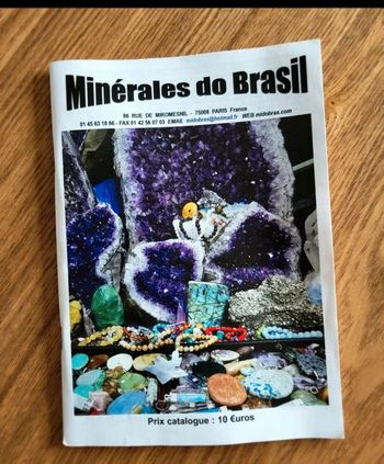 Livre Catalogue Minérales do Brasil – Pierres, cristaux & minéraux - Lithotérapie