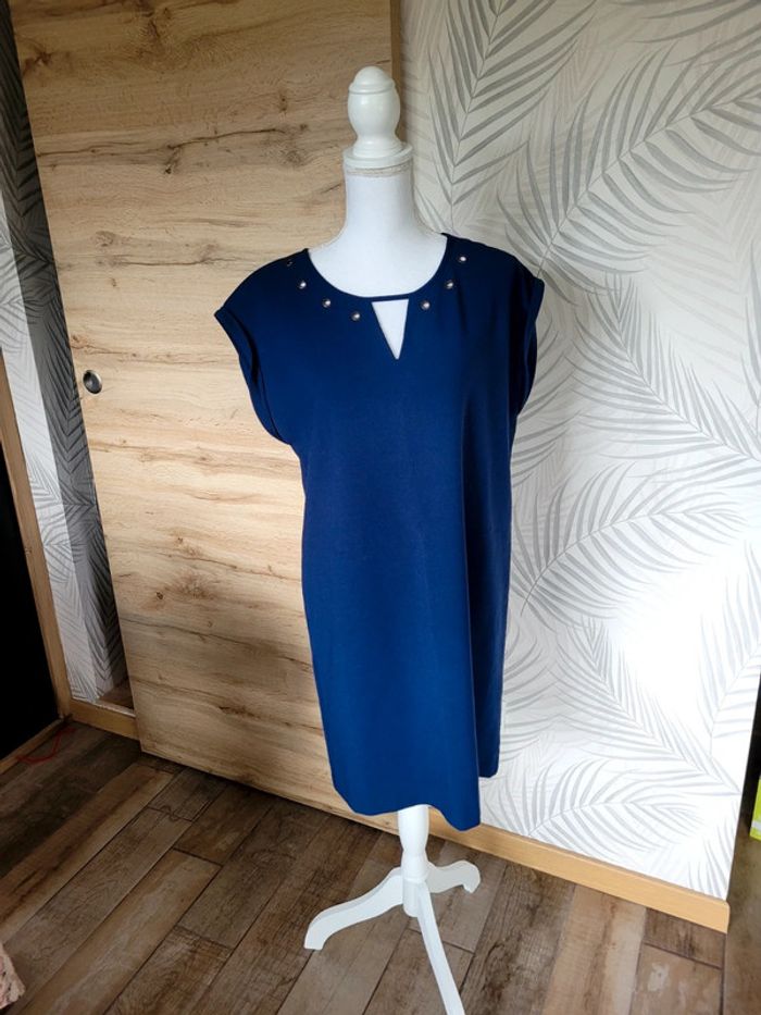 Robe femme taille 42 bleu marine - photo numéro 2