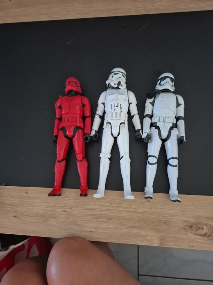 Lot de figurines star wars stormTrooper