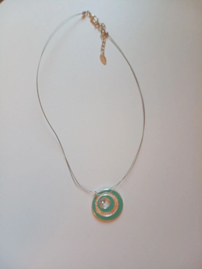 Collier fantaisie avec strass - photo numéro 2