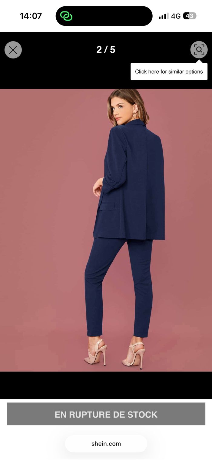 Tailleur femme taille 34 Kiabi - photo numéro 2