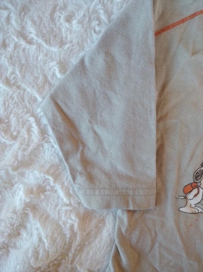 Tee shirt chemise manches longues Garçon 18 mois Snoopy détective - photo numéro 3