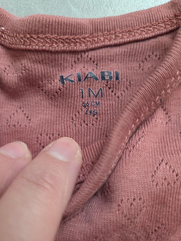 Lot de 3 bodies ML kiabi 1mois - photo numéro 5